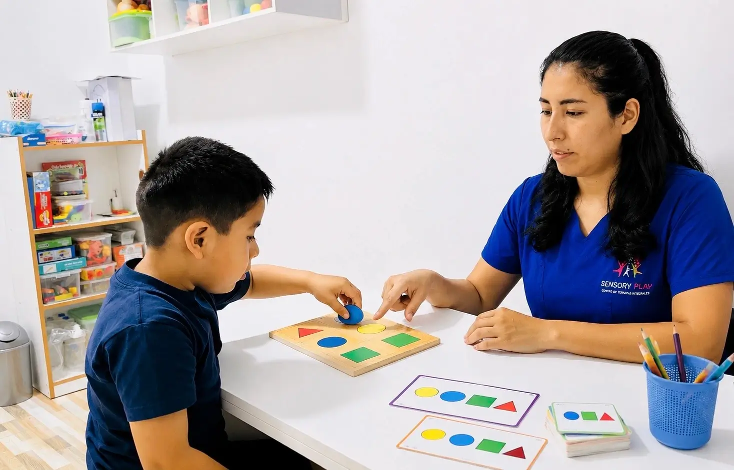 Actividad Sensorial para niños en Sensory Play